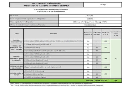 Lave-linge hublot Samsung WW11DG6B85LK BESPOKE AI