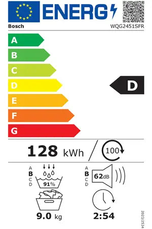 Sèche-linge pompe à chaleur Bosch WQG2451SFR