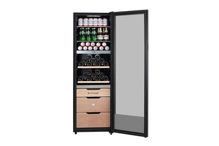 Cave multi-températures LeCépage Cave à vin polyvalente triple zone AGK3ZMULTI 282L