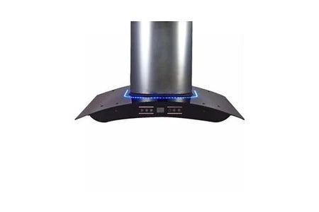 Hotte aspirante décorative murale Syntrox 90 cm avec led bleue