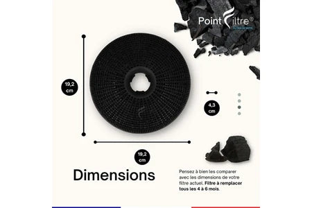 Hotte décorative murale Siemens inclinée 80 cm 768m3/h a+ noir lc87kfn60