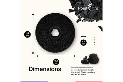 Hotte décorative murale Siemens inclinée 80 cm 768m3/h a+ noir lc87kfn60