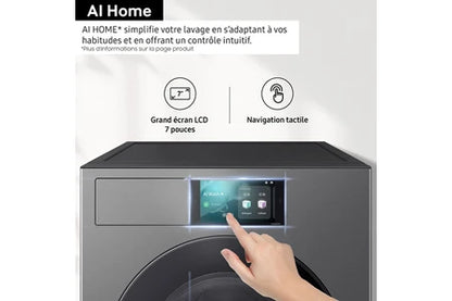 Sèche-linge pompe à chaleur Samsung DV90F09F4S BESPOKE AI