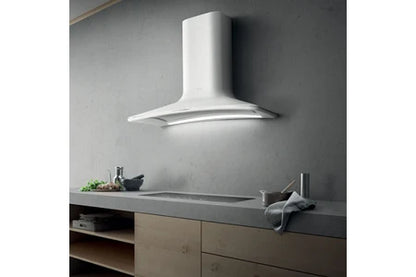 Groupe filtrant Elica Hotte cuisine murale SWEET blanc - version extraction