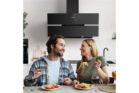 Hotte décorative murale Ciarra 90cm 4 vitesses 650 m3/h CD9736FB