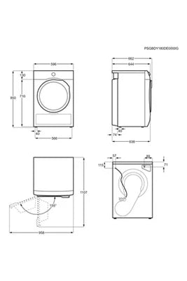 Sèche-linge à condensation GENERIQUE GROUPE ELECTROLUX EW8H5122RE