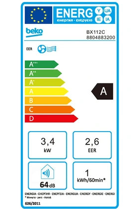 Climatiseur mobile Beko BX112C