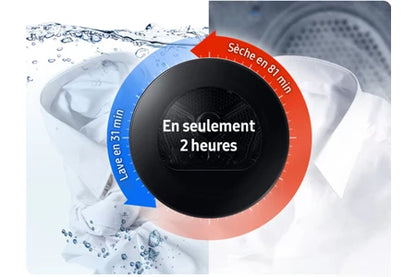 Sèche-linge pompe à chaleur Samsung DV90DG6845LK